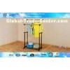 Movable Double - Pole Black Heavy Duty Clothing Rack With Storage Box