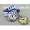 2D or 3D Gold Plating Iron / Brass / Zinc Alloy Rishoj Iron Stamped Ribbon Medals with Soft Enamel