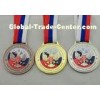 Die Casting 3D Boxing Ribbon Medals with High 3d And High Polishing for Company Promotional Gift