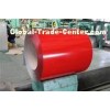 JIS G3312 / ASTM A792 Preprinted Galvanized PPGI Steel Coil , Color Coated Green / Red