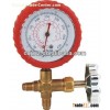63mm Freon Manometer With Valve For Refrigeration