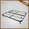 Folding popular woood slatted bed frame