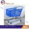 200L Heavy Duty Plastic Grocery Store Shopping Carts Trolleys Unfolding