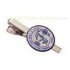 Stainless Steel Silk Screen Printing Curling Club Unna Tie Bar, Personalized Tie Bar With Nickel Pla