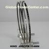 Gapless Diesel HINO Piston Ring Sets Line-honing Total Seal 114MM J08C