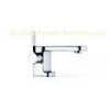 Contemporary Square Single Hole Bathroom Sink Faucet , Single handle Solid Brass Basin Mixer