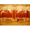 Aluminum Sliding Door Movable Acoustic Walls For Meeting Room No Floor Track
