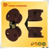 Popular Nylon round hinge/ concealed hinge for wooden door/ invisible hinge Hidden door hinges facto
