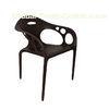 Fashion Plastic Lawn Chair , Armrest Contemporary Dining Room Chairs