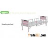 Plate hospital adjustable medical beds with  aluminum guardrail L2100  W950mm