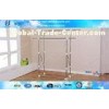 Double Pole Standing Metal Clothes Rack for Home Foldable Quilt Laundry Dryer Furniture