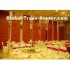 Red Fabric Plywood Single / Double Door Folding Partition Walls  BUNGE Standards