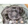 Swiss Lace Gray 8 Inch Chinese Human Remy Top Closure Toupee for Men