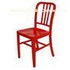 Indoor Red Mental EMECO Navy Chairs With Aluminum , Dining Room Furniture Sets
