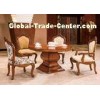 Wooden Luxury Dining Room Furniture With 6 Chairs , Mahogany Dining Room Furniture