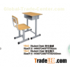 school desk and chairs