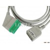 Nihon Kohden ECG Trunk cable for Patient monitor,6Ld Patient Cable,9ft,IEC