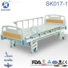 Hospital Manual Bed with Four Castors and Rubber Feet (CE/FDA)