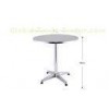 Stainless Steel Waterproof Aluminum Outdoor Table , Indoor Dinning Table