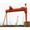 300t Main Girders Rain-Proof Electric Gantry Crane With Double-Trolleys For Ship Building