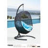 egg shape iron garden hanging chair