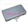 Metal Handle Aluminum Tool Cases / Attache Case With Foam , Black 4mm MDF