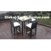 Luxury All Weather Resin Wicker Bar Set For Home Patio / Balcony