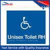 Waterproof Unisex Toilet LH Braille Tactile Signs For Wheelchair