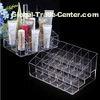 24 Grids Crystal Clear Acrylic Makeup Organizer Countertop / Makeup Organization Boxes