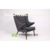 gray Living Room Lounge Chairs , Classic Hans Wegner Papa Bear Chairs