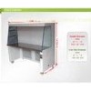 Biotechnology Horizontal Flow Clean Room Cabinets Cold Steel 220V