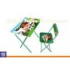 Custom Folding Children Desks with Chair , Foldable Kids Study Table and Chair with Steel Tube