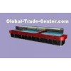 Marble Sushi Salad Bar Counter 400L with LED Light , Commercial Buffet Equipment