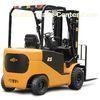 4 Wheel Hangcha 1.5 Ton Electric Forklift Truck For Factory In Yellow