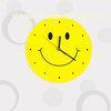 Yellow Round Home Decoration Acrylic Contemporary Wall Clocks LY-019