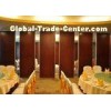 Red Interior Decorative Partition Movable Office Partitions