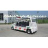 Six Seats Pure Electric Vehicle / Police Patrol Car Anti Rusting