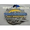 Zinc Alloy Die Casting Iron or Brass or Copper Timpanogos Half Marathon Medal with Glitter