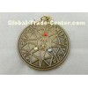 Custom Round Rhinestone Die Cast Medals By Zinc Alloy Without Enamel
