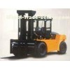 12 Ton Unloading Diesel Forklift Truck , Cummins Engine All Terrain Reach Fork lift