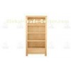 Study Room Ash Wood Furniture With 4 Tier Solid Wood Bookcase With Shelves