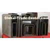 ST37 , ST35 Welded Steel Pipe A36 , A53 Square Electric Resistance With Galvanized Or Black Painting