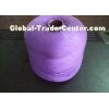 20s/3 Dyeing 100% Polyester Spun Thread , Purple Pink Black