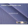 Organic Cotton Yarn Dyed Fabric ,Plain Weave Blue White Stripe Shirt Cloth Material