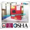 Red Flammable Combustible Storage Cabinets Two Vents Single Door