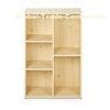Floor Storage Beech Melamine Wooden Cube Bookcase With CEC , FSC , SGS , ISTA DX-1105