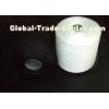 Black , White 50s/2 Polyester Spun Yarn For Embroidery Custom