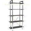 Anti - Rust Tall Office Modern Metal Bookcase Adjustable With Metal Plate Rack