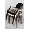 Waterproof Louis Ghost UV Protection Chair , Black Polycarbonate Indoor Banquet Chair