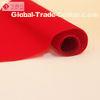 1.5M Plain Red Velvet Flock Fabric For Jewellry Box , Polyester Velvet  Upholstery Fabric